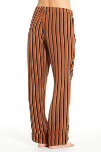 Alexandra Pant - Tobacco Stripe