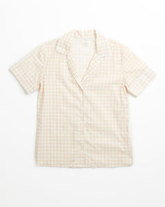 Antoinette Top - Blush Gingham