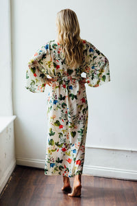 Audrey Robe - Ivory Floral