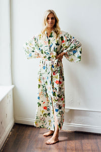Audrey Robe - Ivory Floral