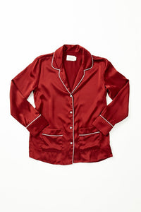 Brigette Blouse - Brick Red