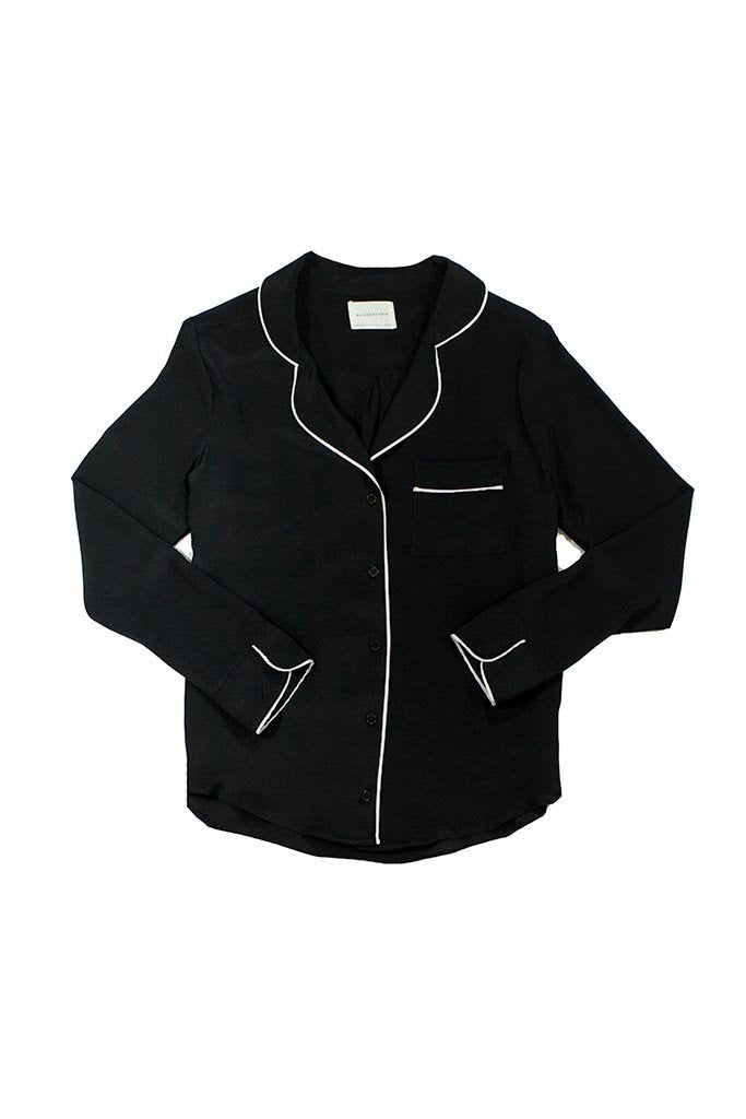Bardot Blouse - Black