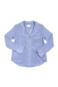 Bardot Blouse - Periwinkle