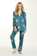 Load image into Gallery viewer, Alexandra Pant - Teal Floral
