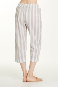 Capri Bottoms - Grey Stripe