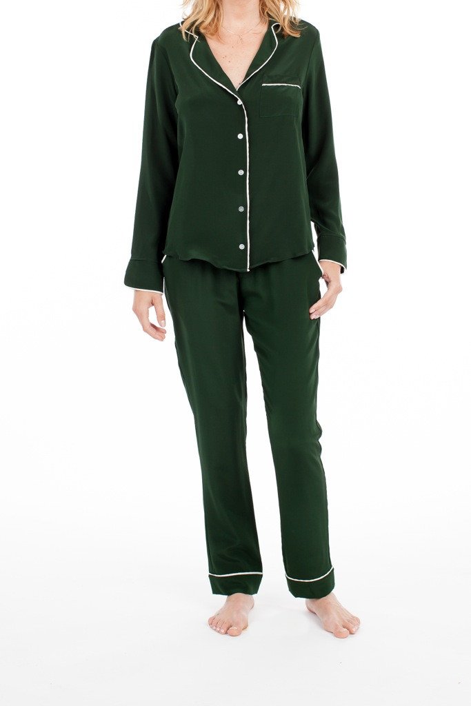 Bardot Blouse - Emerald