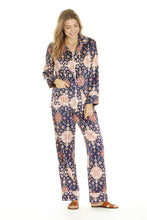 Load image into Gallery viewer, Brigette Blouse - Red and Navy Print
